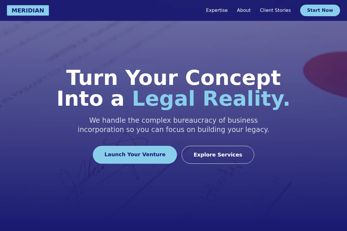 Meridian Business Incorporation